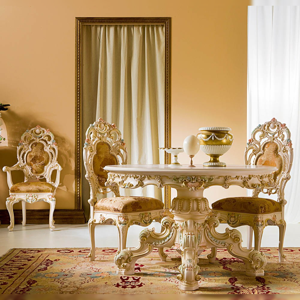 Zeravienne — Gilded Rococo Dining Collection