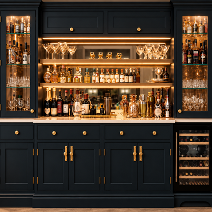 Brise Côtière — French Neoclassical Bar Cabinet