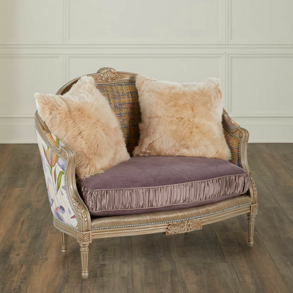 Éphalette — Handcrafted Carved French Neoclassical Armchair